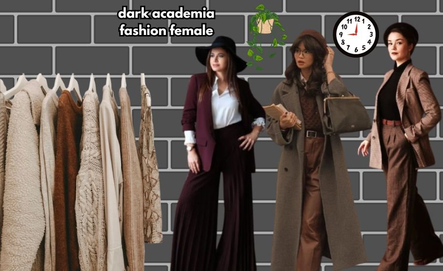 dark academia fashion female