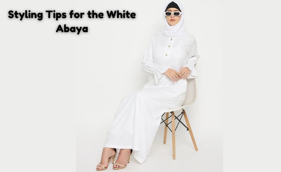 white abaya