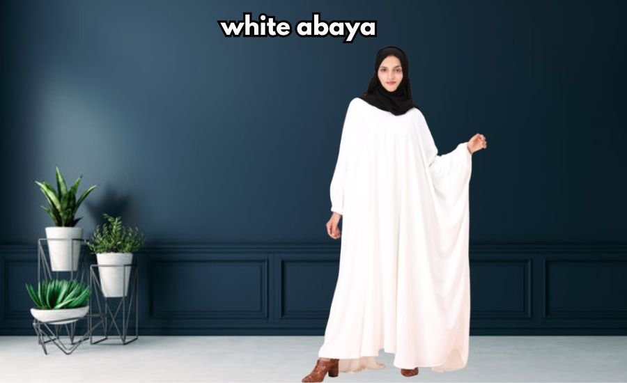 white abaya