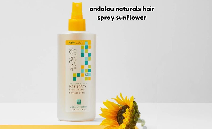 andalou naturals hair spray sunflower