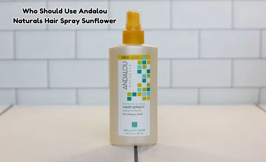 andalou naturals hair spray sunflower