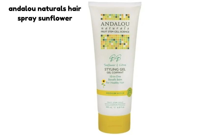 andalou naturals hair spray sunflower