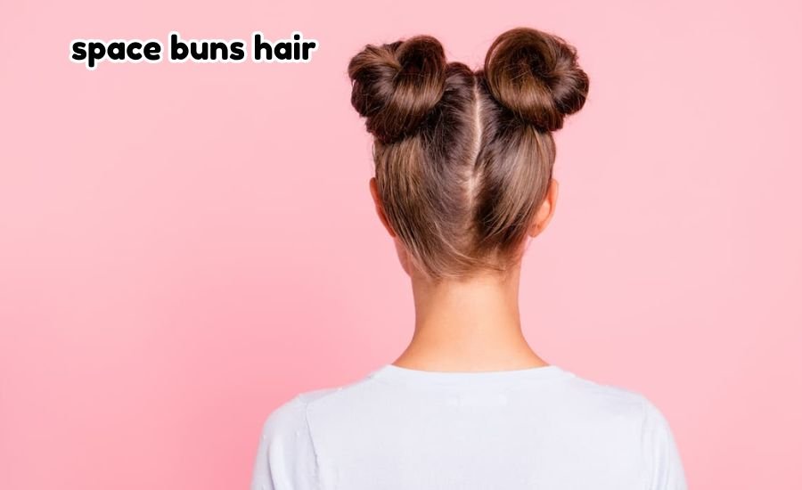 space buns hair