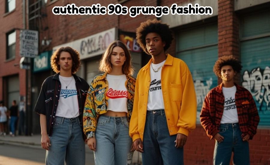 authentic 90s grunge fashion
