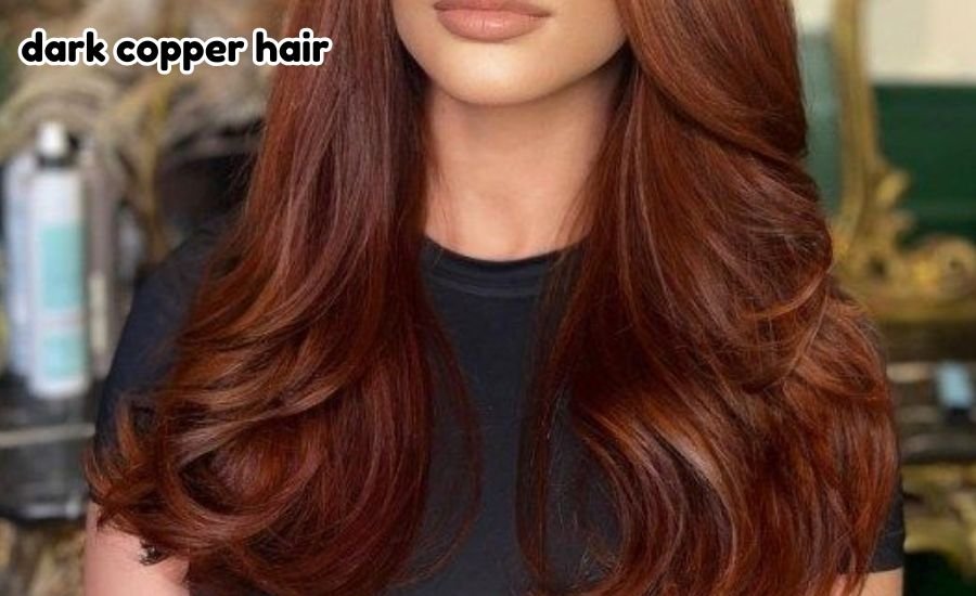 dark copper hair