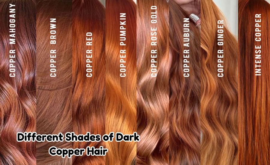 dark copper hair