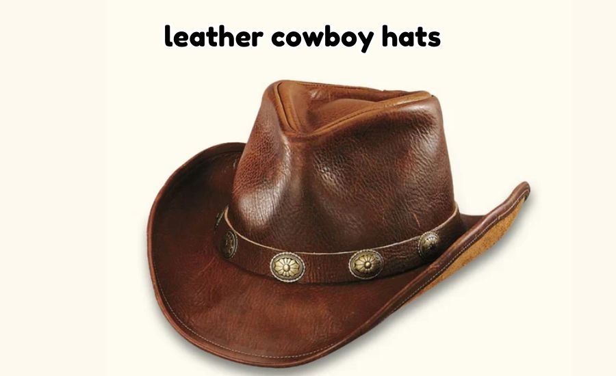 leather cowboy hats