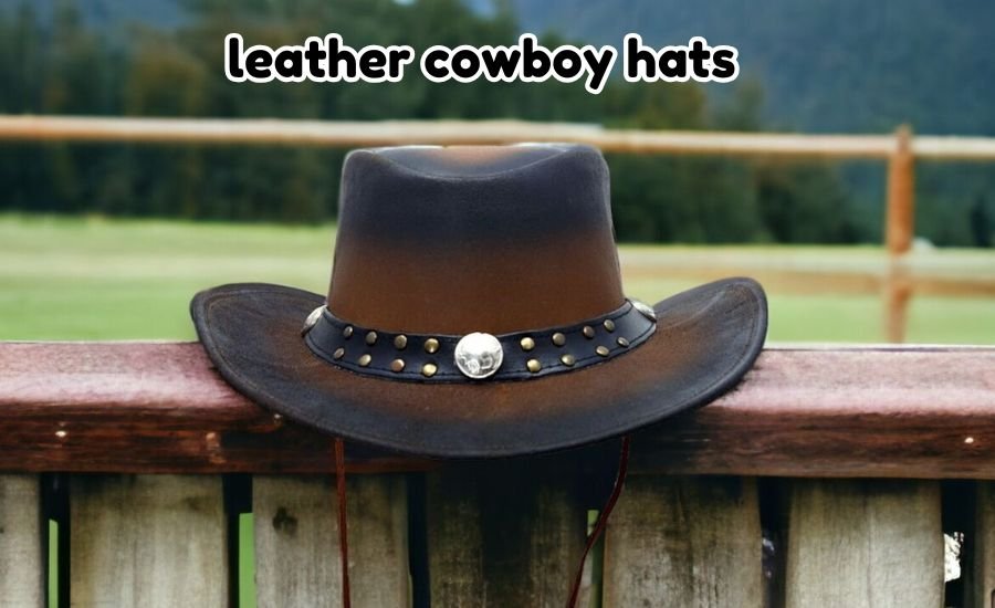 leather cowboy hats