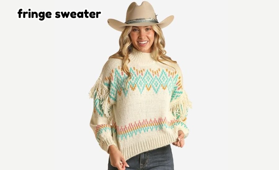 fringe sweater